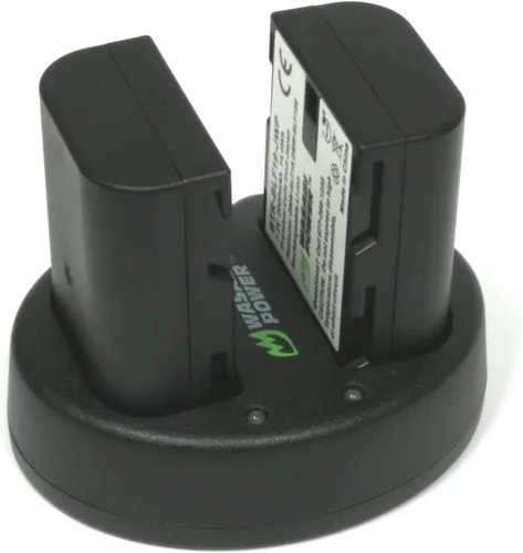 Vista 2 de Wasabi Power Cargador de batería USB dual para Panasonic DMW-BLF19