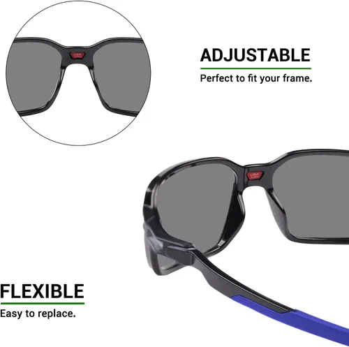 Vista 16 de Mryok Auriculares de repuesto para gafas de sol Oakley Carbon Prime OO6021 - Opciones
