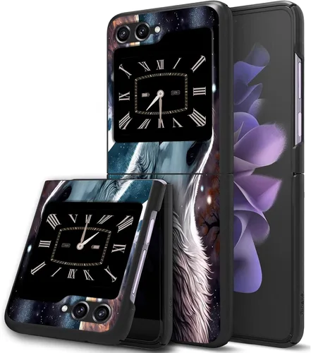 Vista 30 de Funda para Samsung Galaxy Z Flip 5 5G, Galaxy Z Flip 5, PC duro a prueba de golpes, plegable, duradera, resistente a los arañazos, para Samsung Z