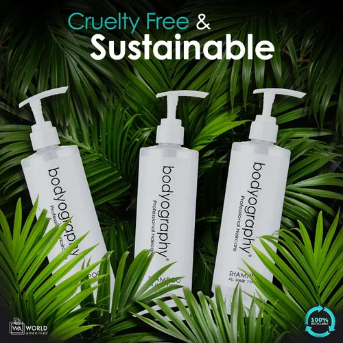Vista 6 de World Amenities Bodyography Blanc Pump Hair Shampoo - Cuidado del cabello indulgente para todos los estilos de cabello