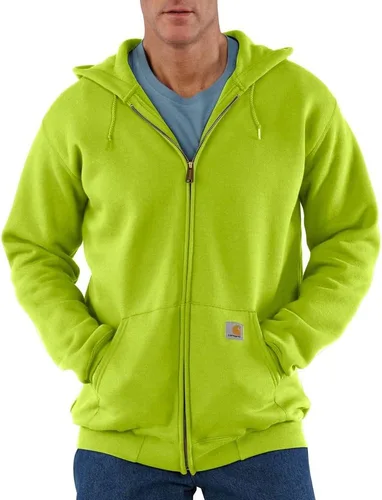 Vista 12 de Carhartt - Sudadera holgada de peso medio con cremallera completa para hombre Negro