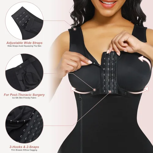 Vista 2 de FeelinGirl Fajas Colombianas Shapewear for Women Tummy Control BBL Stage 2 Post Surgery Compression Garment