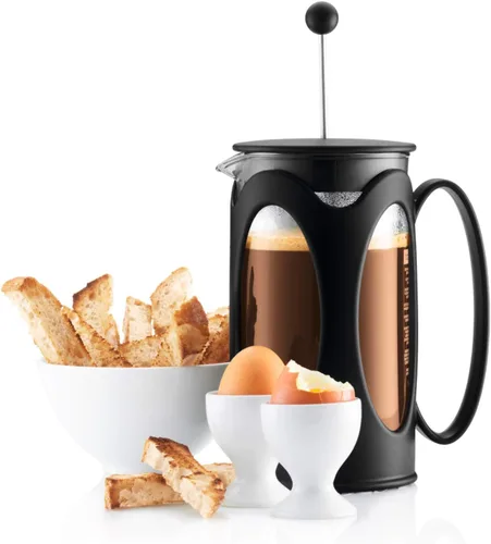 Vista 2 de Bodum CD Kenia 3 Cup Prensa Francesa Negra 3 tazas-11.8 fl oz