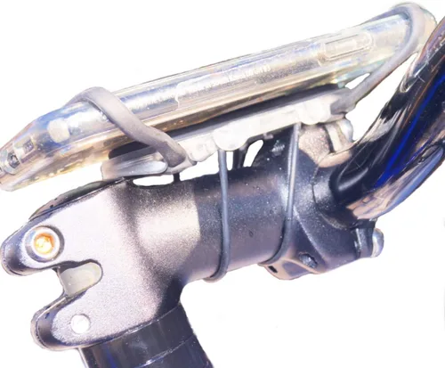 Vista 3 de BiKase Superband X: Soporte versátil para manillar de bicicleta, soporte universal para teléfono celular y accesorios para ciclismo, ATV, cochecito