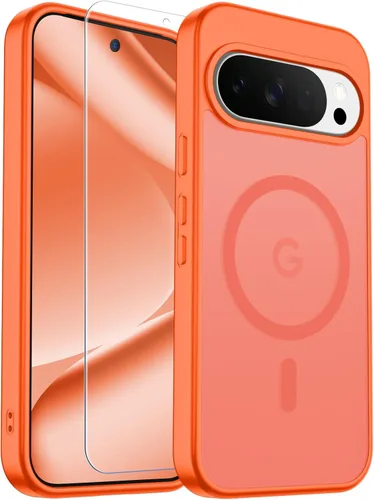 Vista 160 de SUPFINE Funda magnética para Google Pixel 10 Pro XL con protector de pantalla (imanes integrados) (protección contra caídas de grado militar)