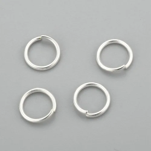Vista 86 de HDSupplies 100 piezas - 4mm de argollas de acero inoxidable 304 de tono negro - Calibre 22 (espesor de 0.6mm)