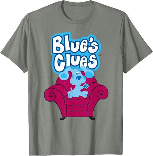 Vista 26 de Camiseta Blue's Clues On Red Sofa Negro
