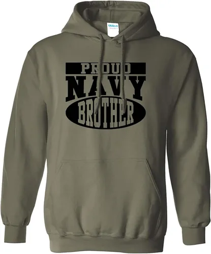 Vista 3 de zerogravitee Sudadera con capucha Proud Navy Brother