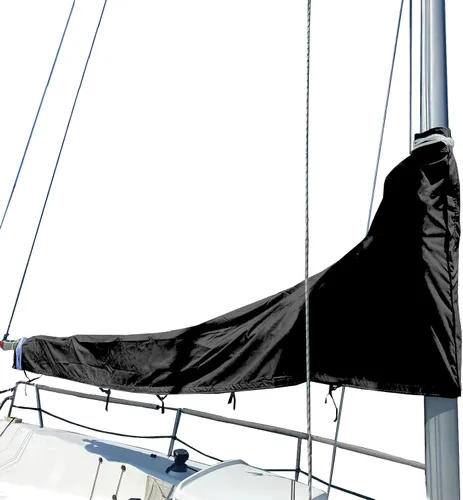 Vista 9 de SavvyCraft Cubierta impermeable de pluma de vela principal, cubierta de vela principal 600D resistente a la intemperie, longitud de pluma de 7 a 8