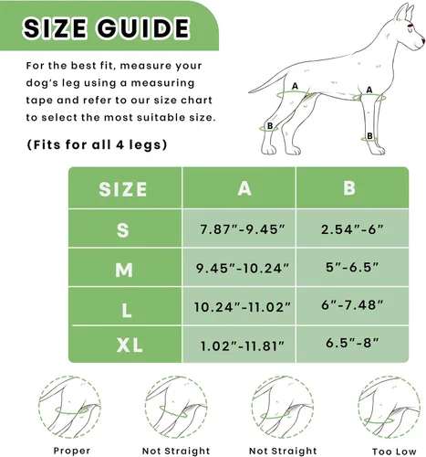 Vista 8 de Rodillera universal para perro con paquete de terapia de frío/calor, ajustable, transpirable, collar extra cómodo con soporte estabilizador