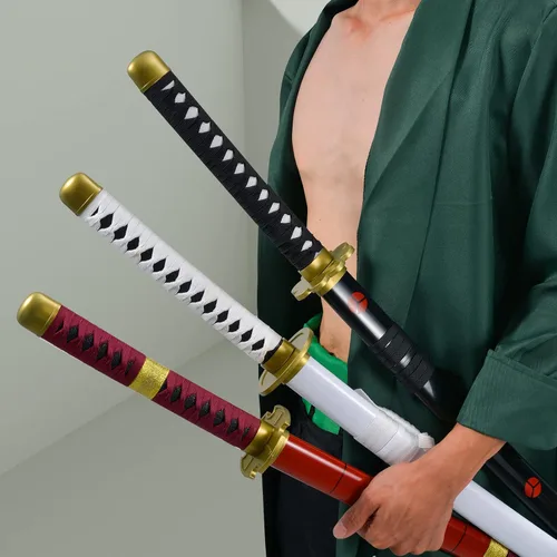 Vista 3 de Anime Sword 41 inch,Zorowado ichimonjiAnime Original Texture,for Role-Playing and Collection, with One Display Stand