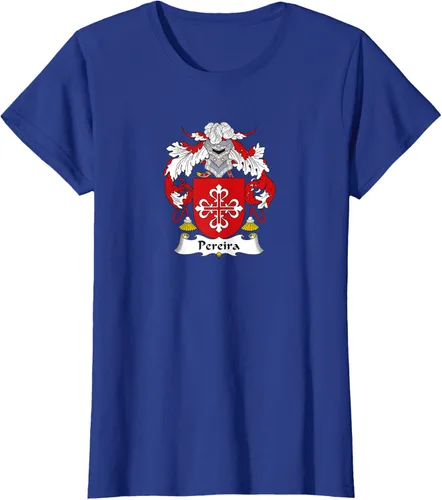 Vista 7 de Escudo de armas Pereira - Camiseta con escudo familiar, Negro