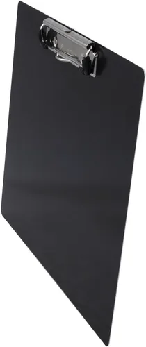 Vista 3 de Saunders Portapapeles de aluminio reciclado, tamaño carta, clip de perfil plateado