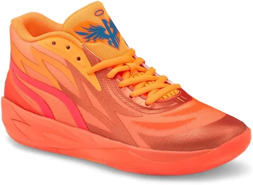 Vista 2 de PUMA Mb.02 X Supernova - Tenis de baloncesto para hombre, color naranja