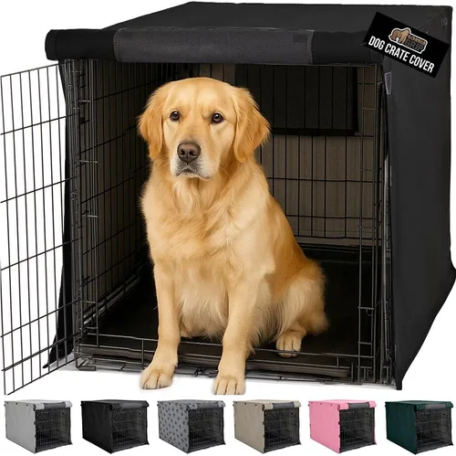 Vista 25 de GORILLA GRIP - Fundas para jaula de perro, cubierta de alambre para perrera Compatible con jaulas para perros de Amazon Basics, cubierta