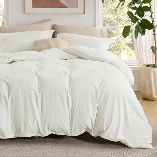 Vista 69 de Bedsure - Juego de funda de edredón tamaño individual/individual XL - Juego de ropa de cama suave de microfibra cepillada doble para niños