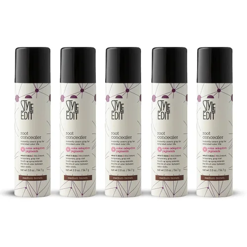 Vista 21 de Style Edit - Corrector de raíces, cubre instantáneamente canas y raíces, calidad de salón de belleza profesional