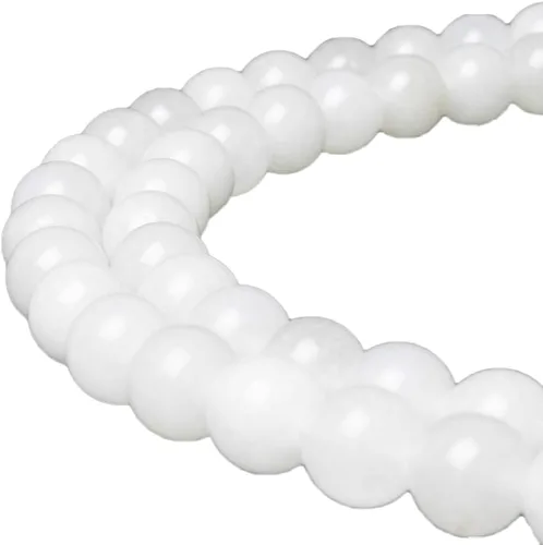 Vista 37 de MJDCB Cuentas de Turquesa Africana Natural Redondas Piedras Sueltas para Hacer Joyas Pulsera Collar Accesorio DIY 15" (4mm)