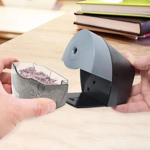 Vista 7 de Westcott Sacapuntas eléctrico compacto, diseño horizontal de un solo agujero