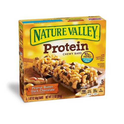 Vista 15 de Nature Valley, Barras de granola de almendras dulces y saladas, caja de 7.4 onzas (paquete de 4)