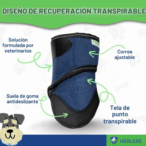 Vista 8 de Healers Botas y vendajes médicos para perros, XS