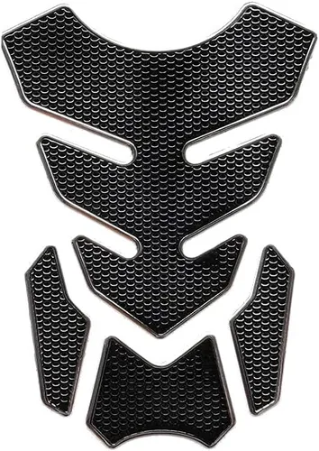 Vista 3 de 1 Juego de Pegatina Universal 3D para Depósito de Combustible de Motocicleta, Protector de Tanque de Combustible, Almohadilla Adhesiva y Resistente