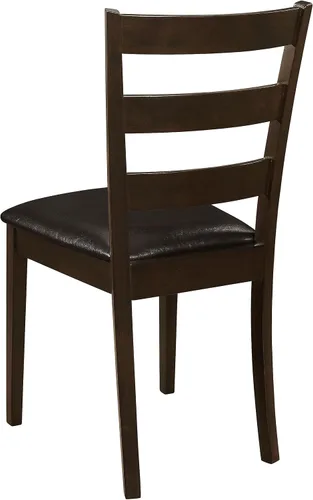 Vista 8 de Coaster Home Furnishings - Guillen - Madera - Juego de comedor rectangular de 5 piezas - Sillas laterales sin brazos, juego de comedor
