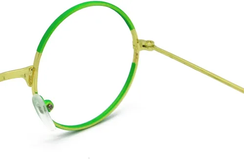 Vista 3 de JINHUIBBA Encanto Mirabel - Disfraz de niña con marco de lentes con aretes para disfraz de princesa Halloween cumpleaños disfraz