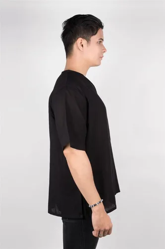 Vista 3 de Lofbaz - Camisa para hombre, 100 % algodón, cuello en V, camisa playera o estilo yoga