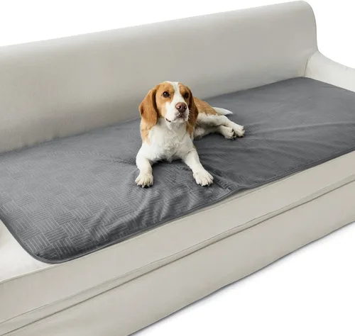 Vista 12 de Bedsure Funda de cama impermeable lavable para perros, manta impermeable para sofá y cama individual, protector ligero de muebles para mascotas