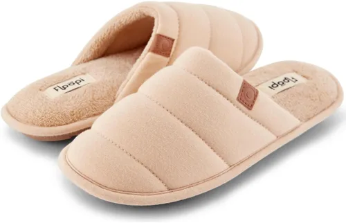 Vista 2 de Floopi House Slippers for Women, Soft Upper Jersey Lining, Closed Back Women Slipper, Multiple Layered Comfy Memory Insole Foam with Terry Outsole