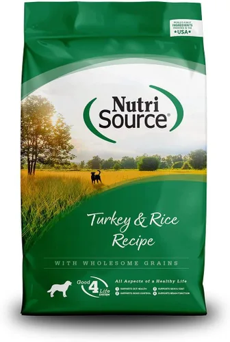 Vista 4 de NutriSource Comida para perros de pavo y arroz 5lb
