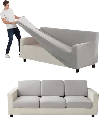 Vista 34 de Funda para Sofá de Terciopelo, Fundas Elásticas para Sofá para Funda Principal Separada/Respaldos y Cojines de Asiento, Funda para Sofá, para Fundas