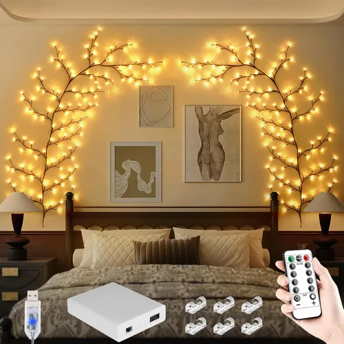 Vista 10 de 4FT 48LED USB Huevo de Pascua Rama Luces para decoración de pared, caja de 1 huevo de Pascua 48 LED