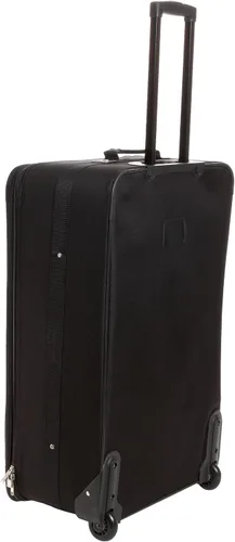 Vista 2 de Rockland juego de 4 piezas de valijas con ruedas y bolsas para viaje, Negro), F32-BLACK