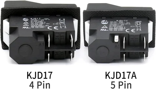 Vista 2 de KLD28/KJD17 KLD28A/KJD17A Interruptores de botón de arranque electromagnético Equipo de máquina herramienta IP55 impermeable seguridad bruja 28A