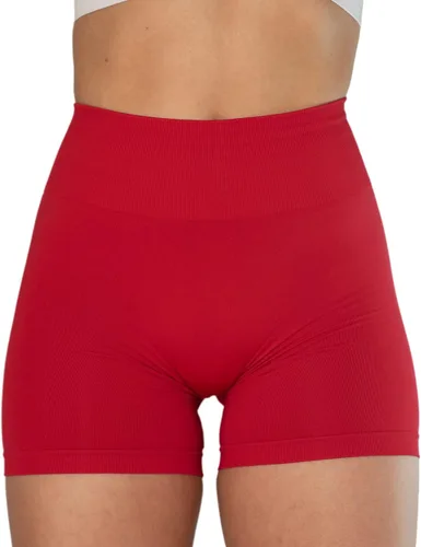 Vista 3 de AUROLA Dream Collection - Pantalones cortos de entrenamiento para mujer, cintura alta, pantalones cortos atléticos sin costuras