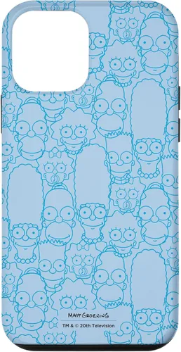Vista 16 de Funda con estampado de personajes de The Simpsons Springfield para iPhone 16