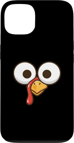 Vista 7 de Funny Cartoon Turkey Face, Big Eyes Thanksgiving Turkey Day Case for iPhone 16