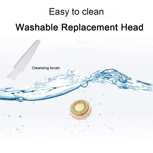 Vista 6 de Cabezales de repuesto para removedor de vello facial: compatible con Finishing Touch Flawless herramienta de depilación facial para mujeres, como se