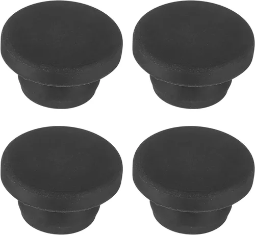 Vista 104 de MECCANIXITY - Tapones de silicona en forma de T (26mm, 1 pulgada de diámetro), color negro