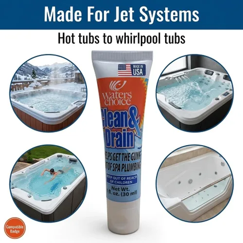 Vista 6 de Producto de purga de limpieza de spa Waters Choice Clean & Drain