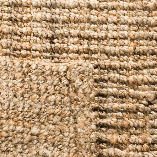 Vista 7 de SAFAVIEH Alfombra cuadrada de 4 pies, colección de fibra natural, marrón natural, yute hecho a mano, estilo granja, pelo grueso texturizado grueso
