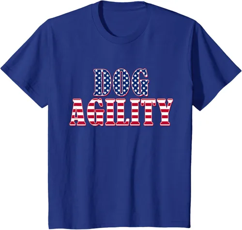 Vista 37 de Dog Agility American Flag - Camiseta de agilidad para perros, Negro