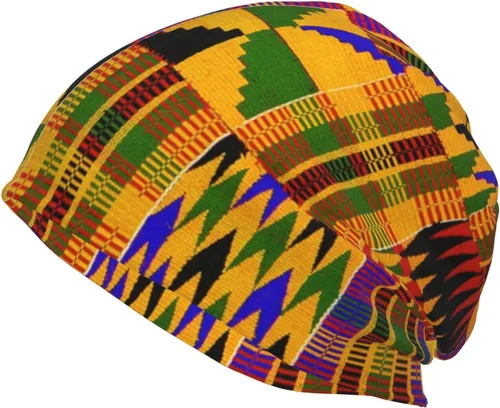 Vista 33 de Gorro africano holgado de invierno, gorro de punto casual para hombres y mujeres