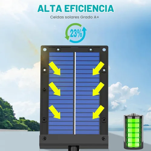 Vista 3 de Panel solar para comedero de ciervos, panel solar de 6V para alimentador de caza IP65 Waterproof, 6Volt Solar Power Battery Charger with Aluminum