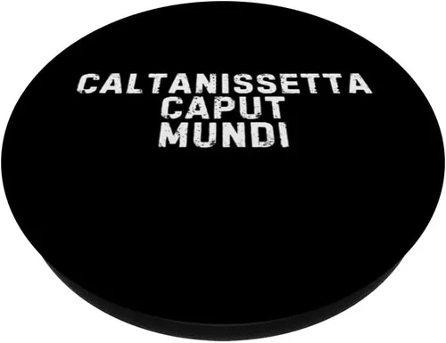 Vista 2 de Caltanissetta Caput Mundi Città Simpatica Uomo Donna Bambino PopSockets Adhesive PopGrip