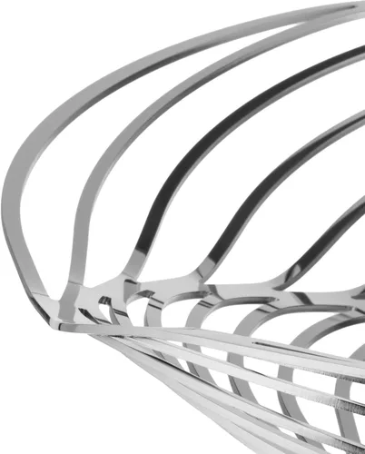Vista 3 de Alessi ACO03 Trinity - Frutero de diseño, acero inoxidable 18/10, mediano, pulido con espejo