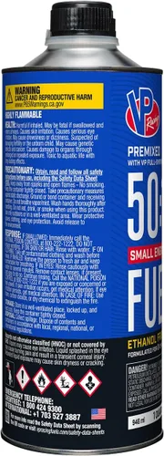 Vista 8 de VP Combustibles pequeño motor 6238 sin etanol 50:1 2 ciclos gas + aceite – 1 cuarto, paquete de 8