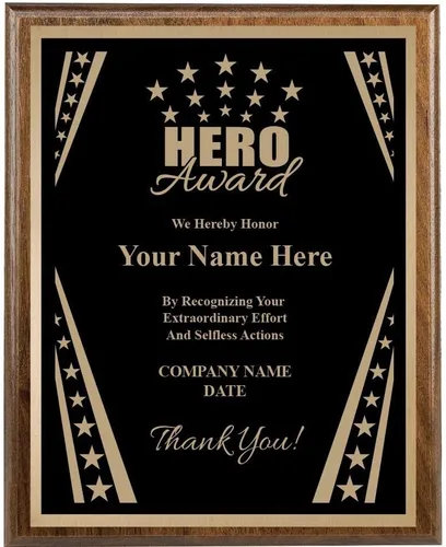 Vista 7 de Crown Awards 8x10 Personalized Recognition Plaque Trophy Award Varios